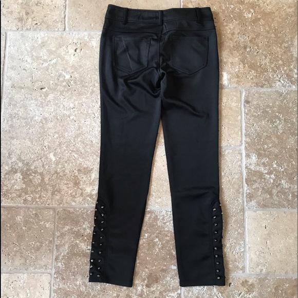 Stretchy black embellished pants - Picture 2 of 3